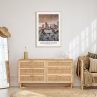 Mecklenburg County Portrait Color Poster