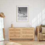 Mecklenburg-Vorpommern Travel B&W Poster