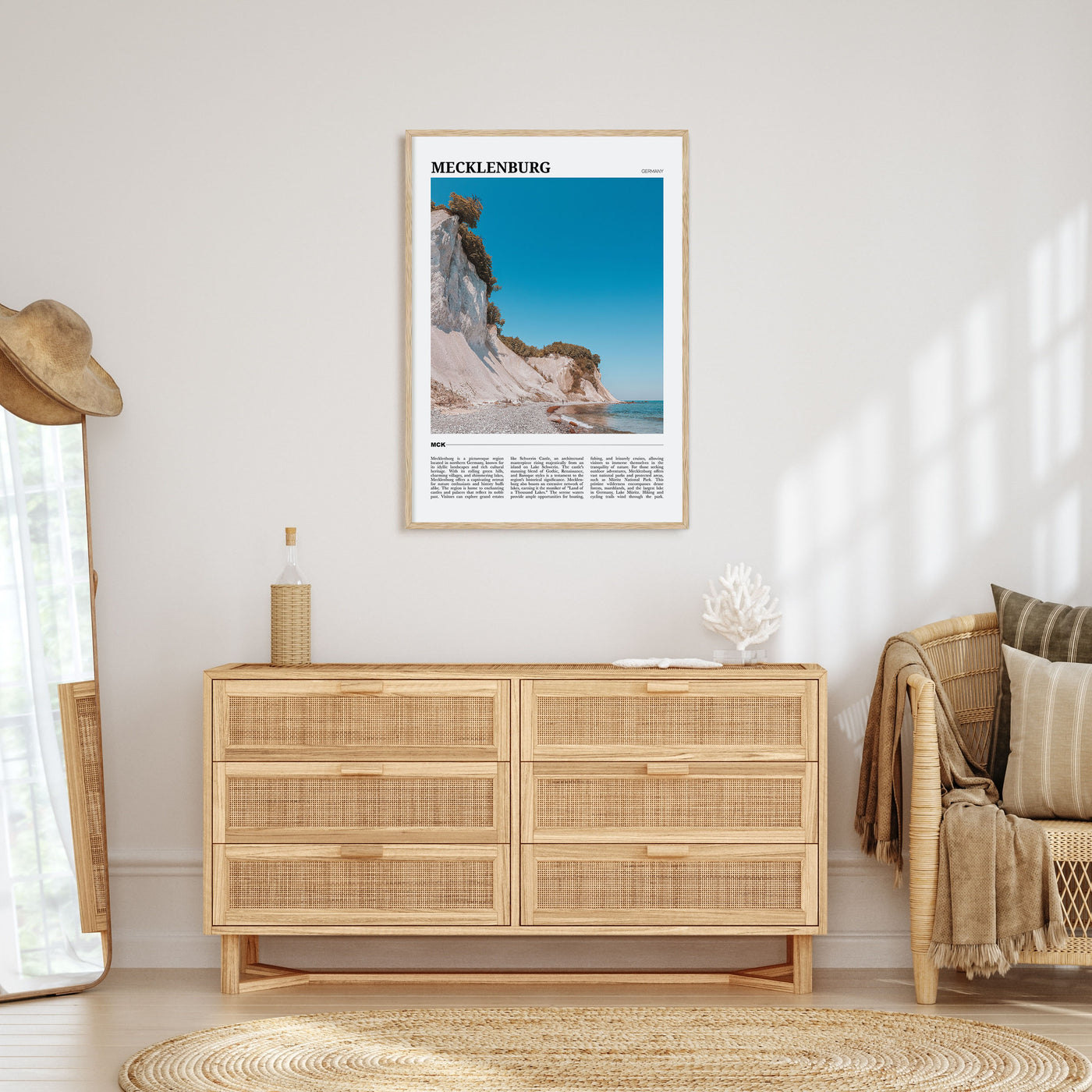 Mecklenburg-Vorpommern Travel Color Poster