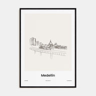 Medellín Drawn Poster