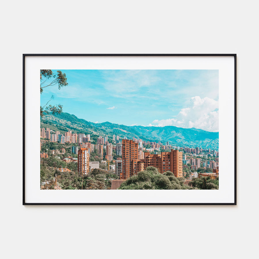Medellín Landscape Color Poster
