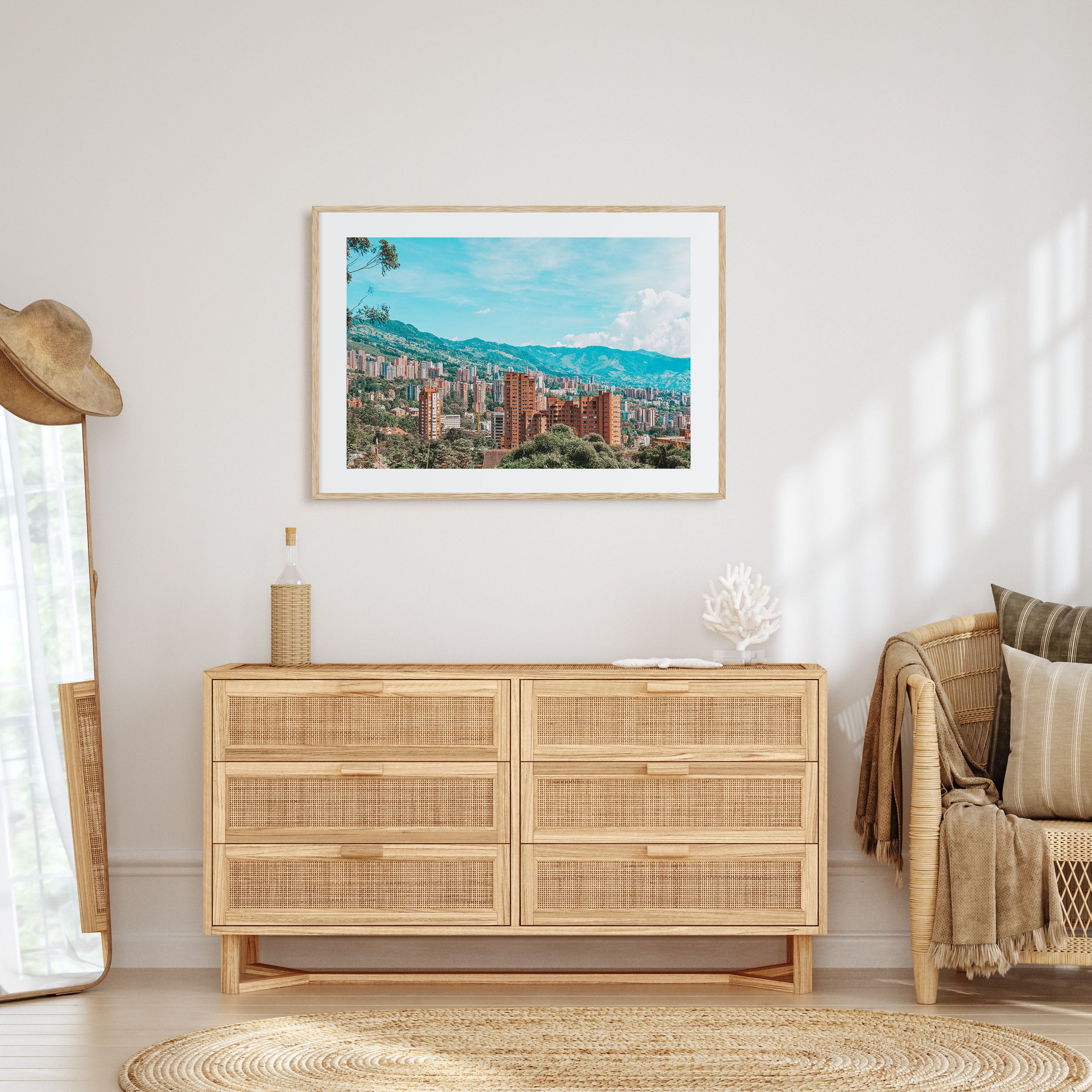 Medellín Landscape Color Poster