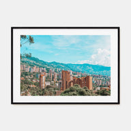 Medellín Landscape Color Poster