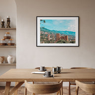 Medellín Landscape Color Poster