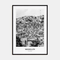 Medellín Portrait B&W No 1 Poster