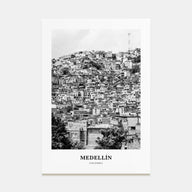 Medellín Portrait B&W No 1 Poster