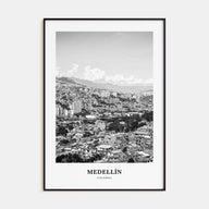 Medellín Portrait B&W No 2 Poster