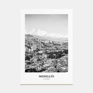 Medellín Portrait B&W No 2 Poster