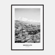 Medellín Portrait B&W No 2 Poster