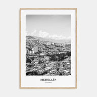Medellín Portrait B&W No 2 Poster