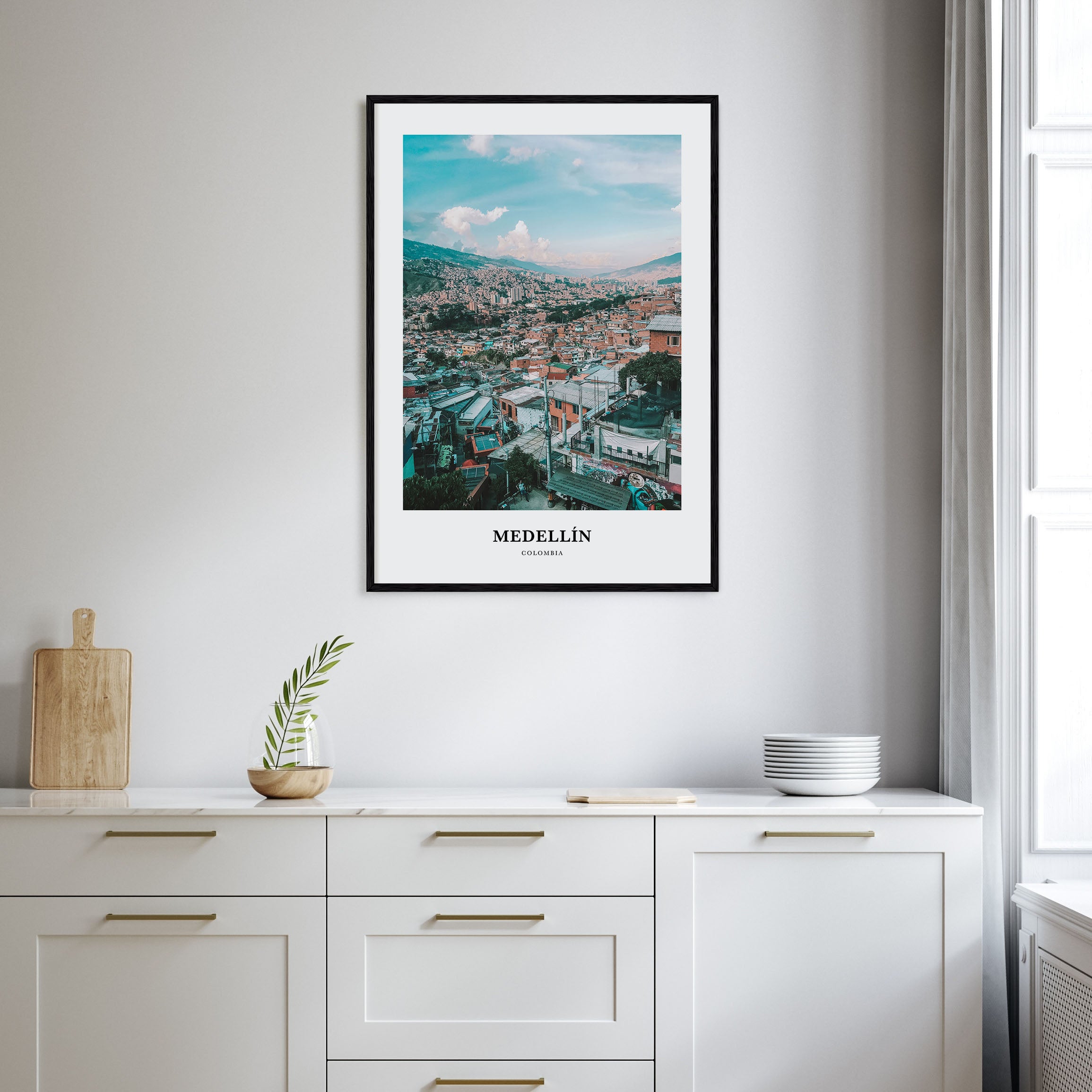 Medellín Portrait Color Poster