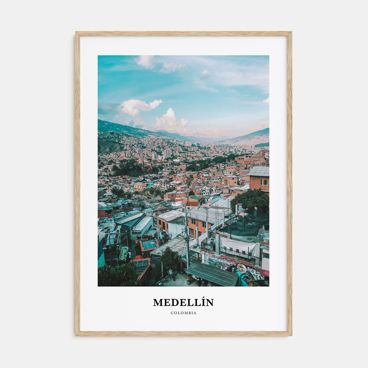 Medellín Portrait Color Poster