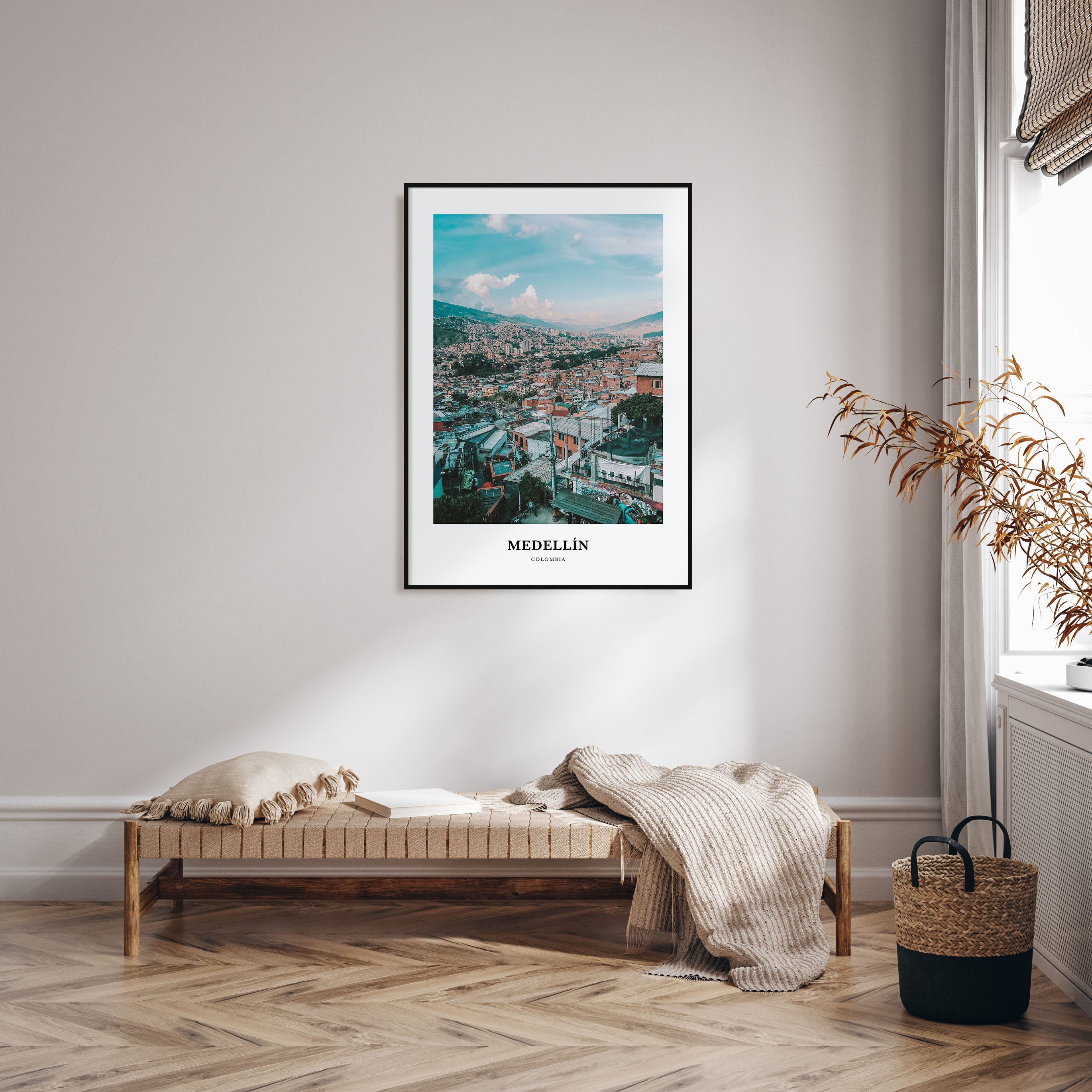 Medellín Portrait Color Poster