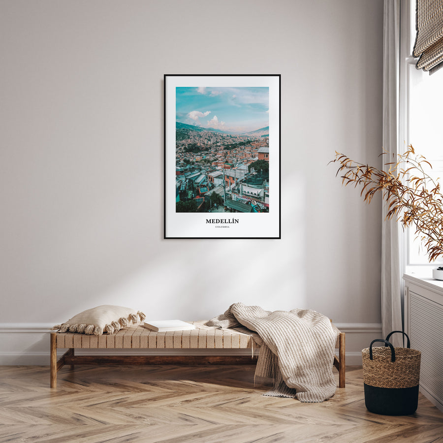 Medellín Portrait Color Poster