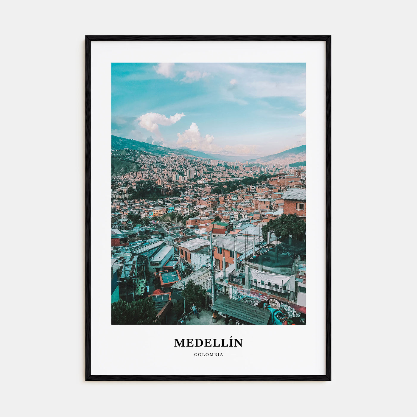 Medellín Portrait Color Poster