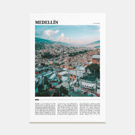 Medellín Travel Color Poster