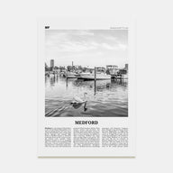 Medford, Massachusetts Travel B&W Poster