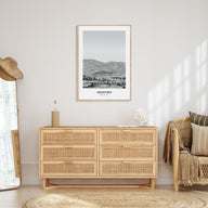 Medford, Oregon Portrait B&W Poster