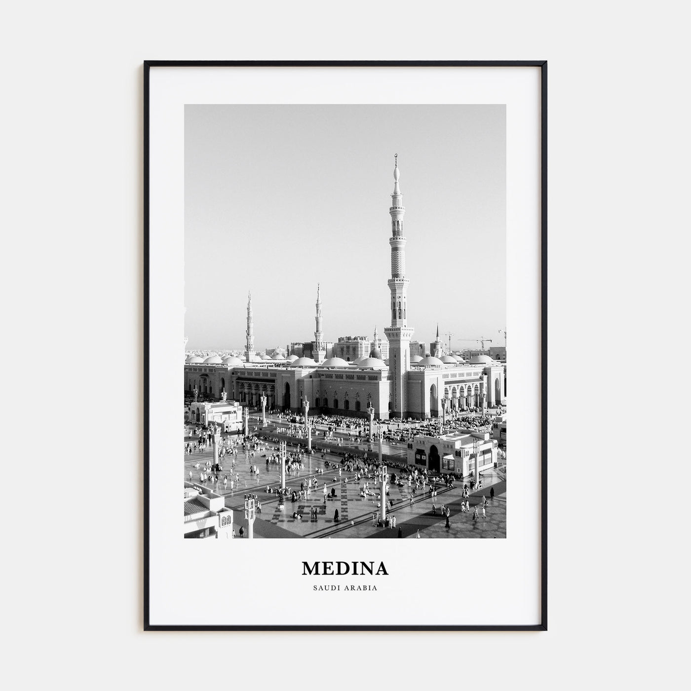 Medina Portrait B&W Poster