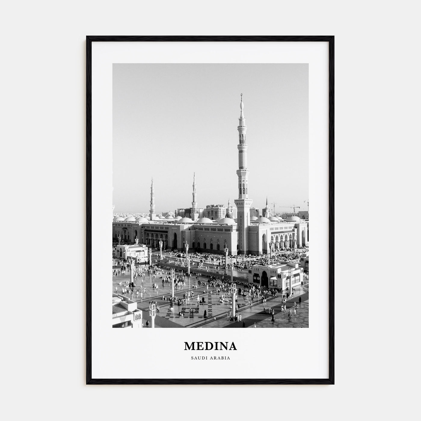 Medina Portrait B&W Poster