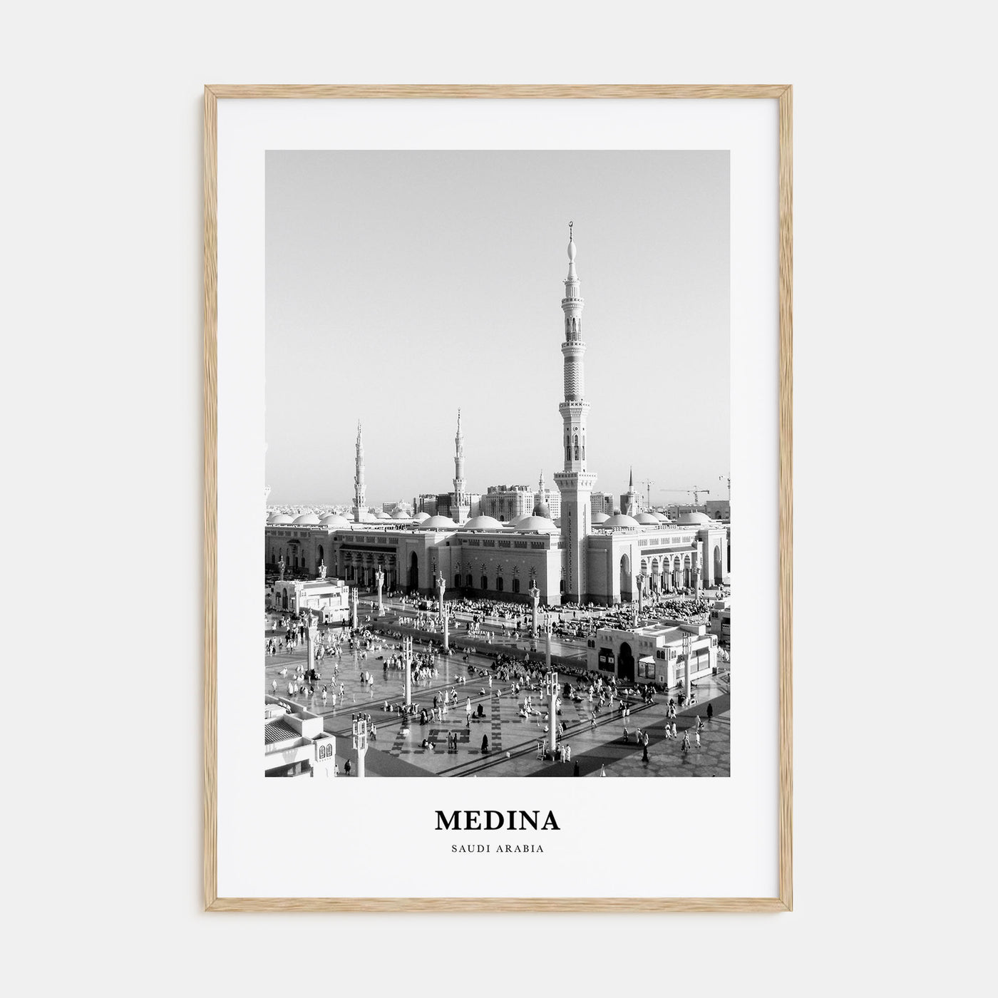 Medina Portrait B&W Poster