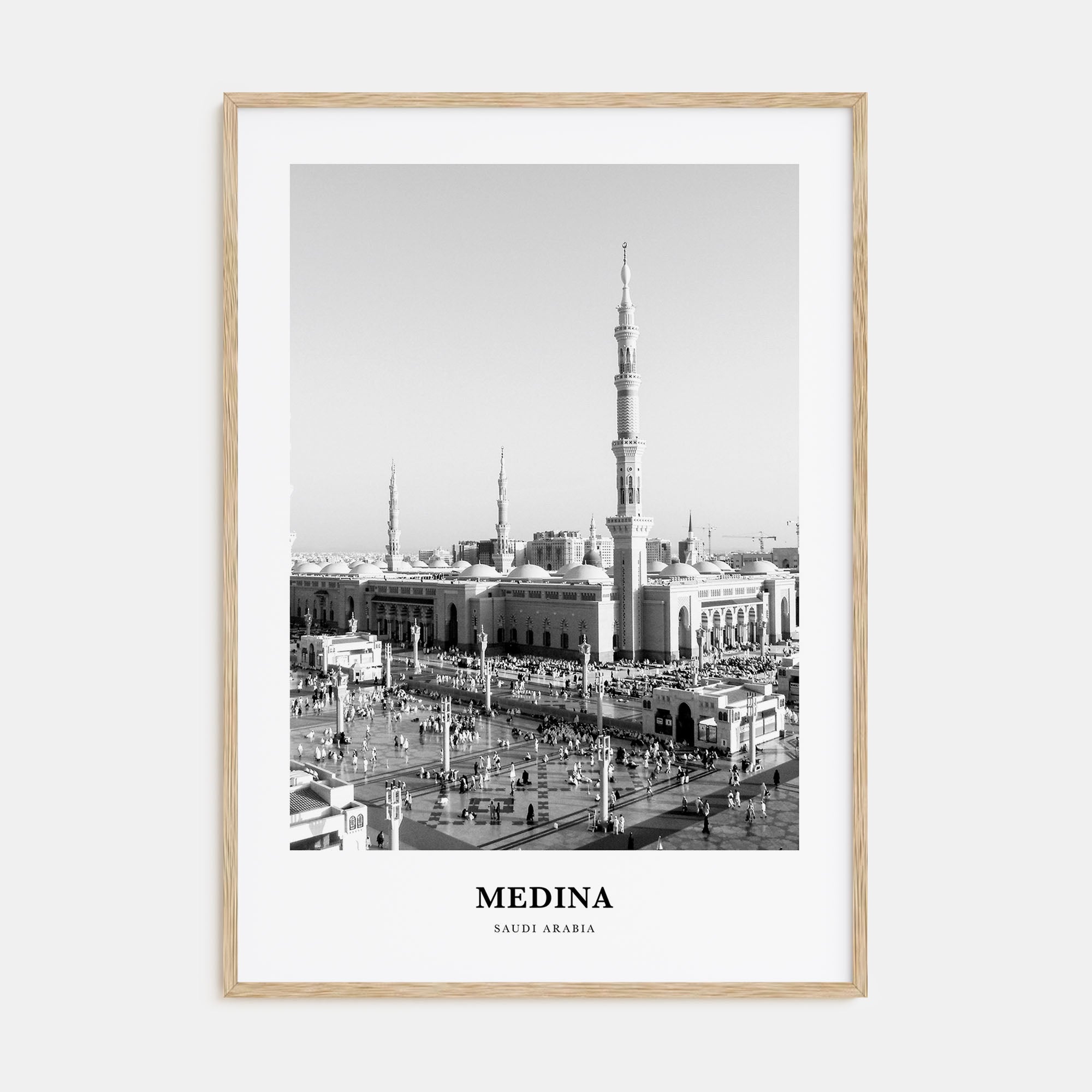 Medina Portrait B&W Poster