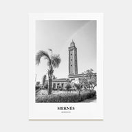 Meknès Portrait B&W Poster