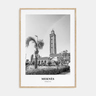 Meknès Portrait B&W Poster