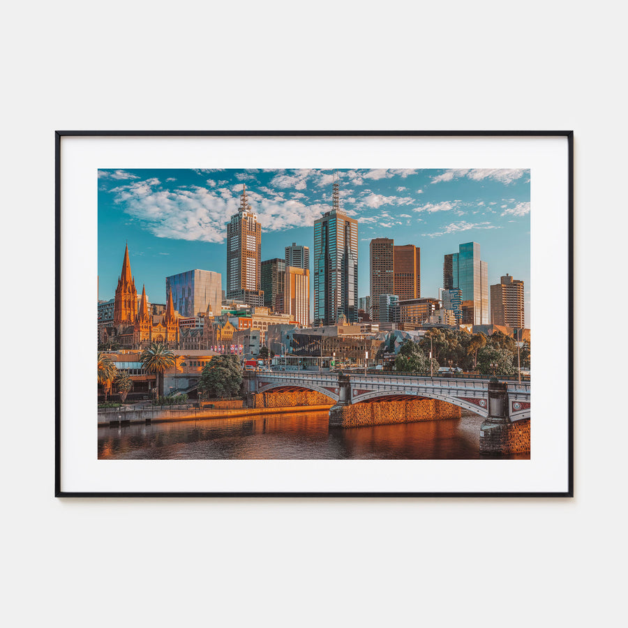 Melbourne, Australia Landscape Color Poster