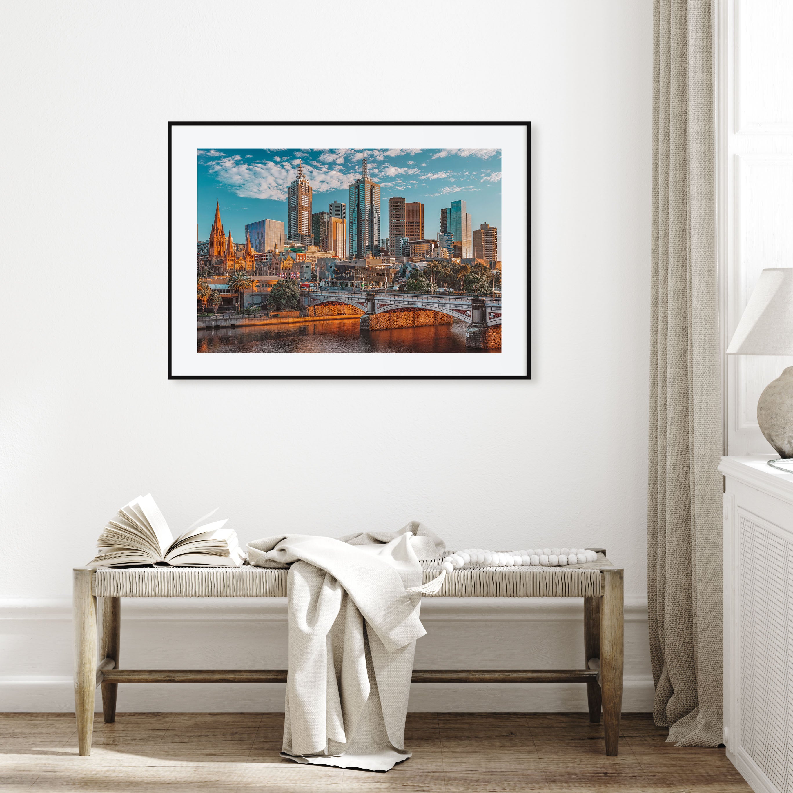 Melbourne, Australia Landscape Color Poster