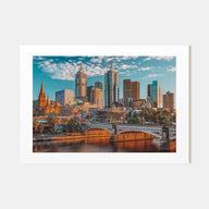 Melbourne, Australia Landscape Color Poster