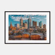Melbourne, Australia Landscape Color Poster