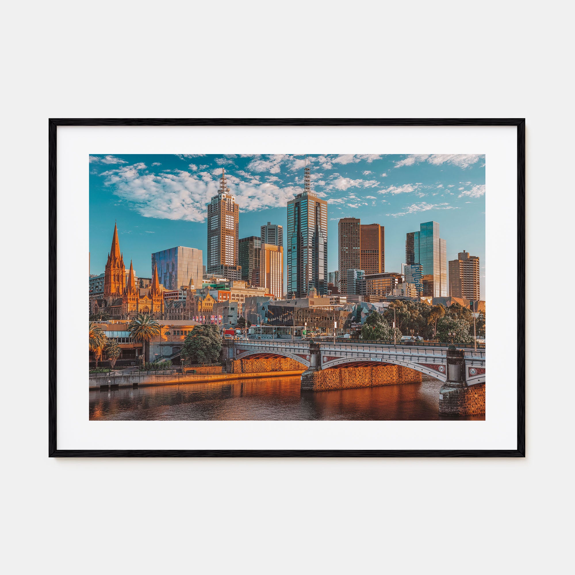 Melbourne, Australia Landscape Color Poster