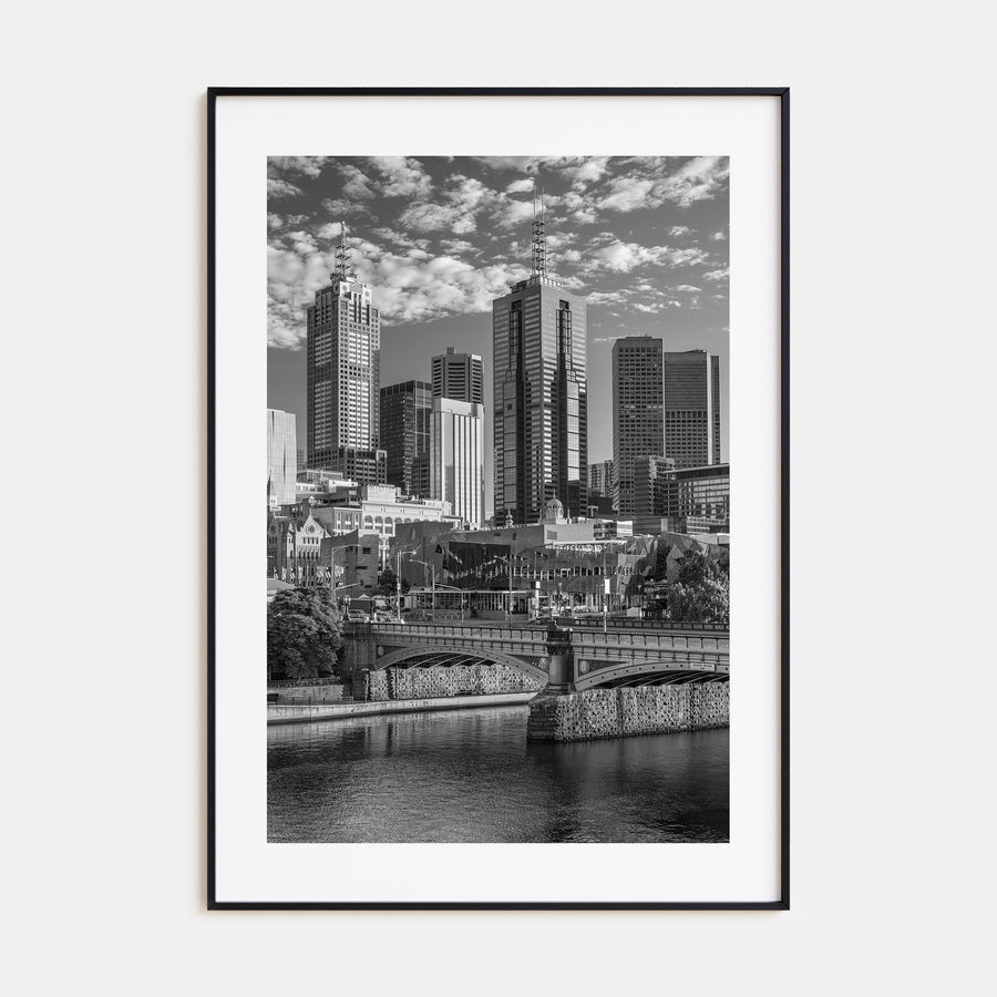 Melbourne, Australia Photo B&W No 1 Poster