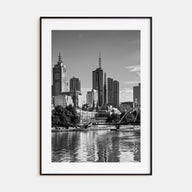 Melbourne, Australia Photo B&W No 2 Poster
