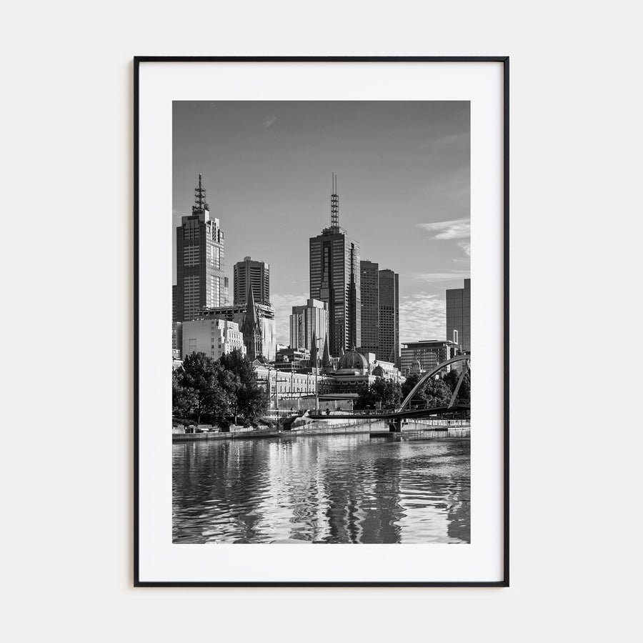Melbourne, Australia Photo B&W No 2 Poster