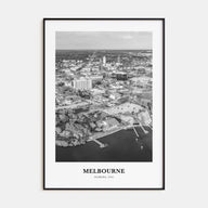 Melbourne, Florida Portrait B&W Poster