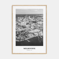 Melbourne, Florida Portrait B&W Poster