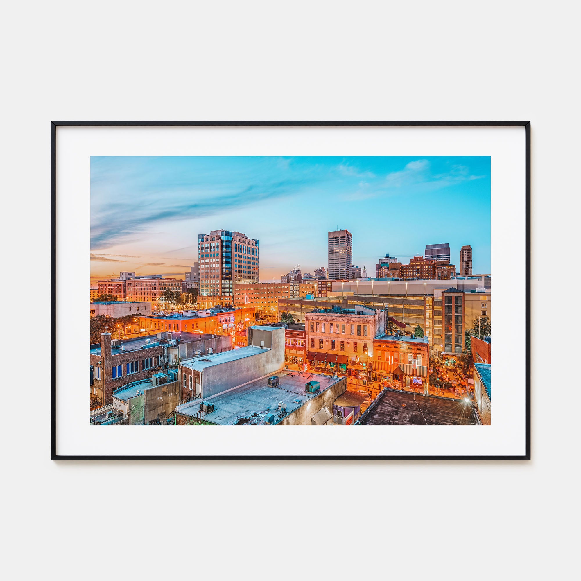 Memphis Landscape Color Poster