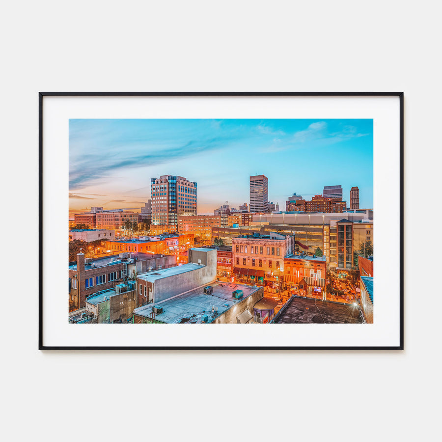 Memphis Landscape Color Poster