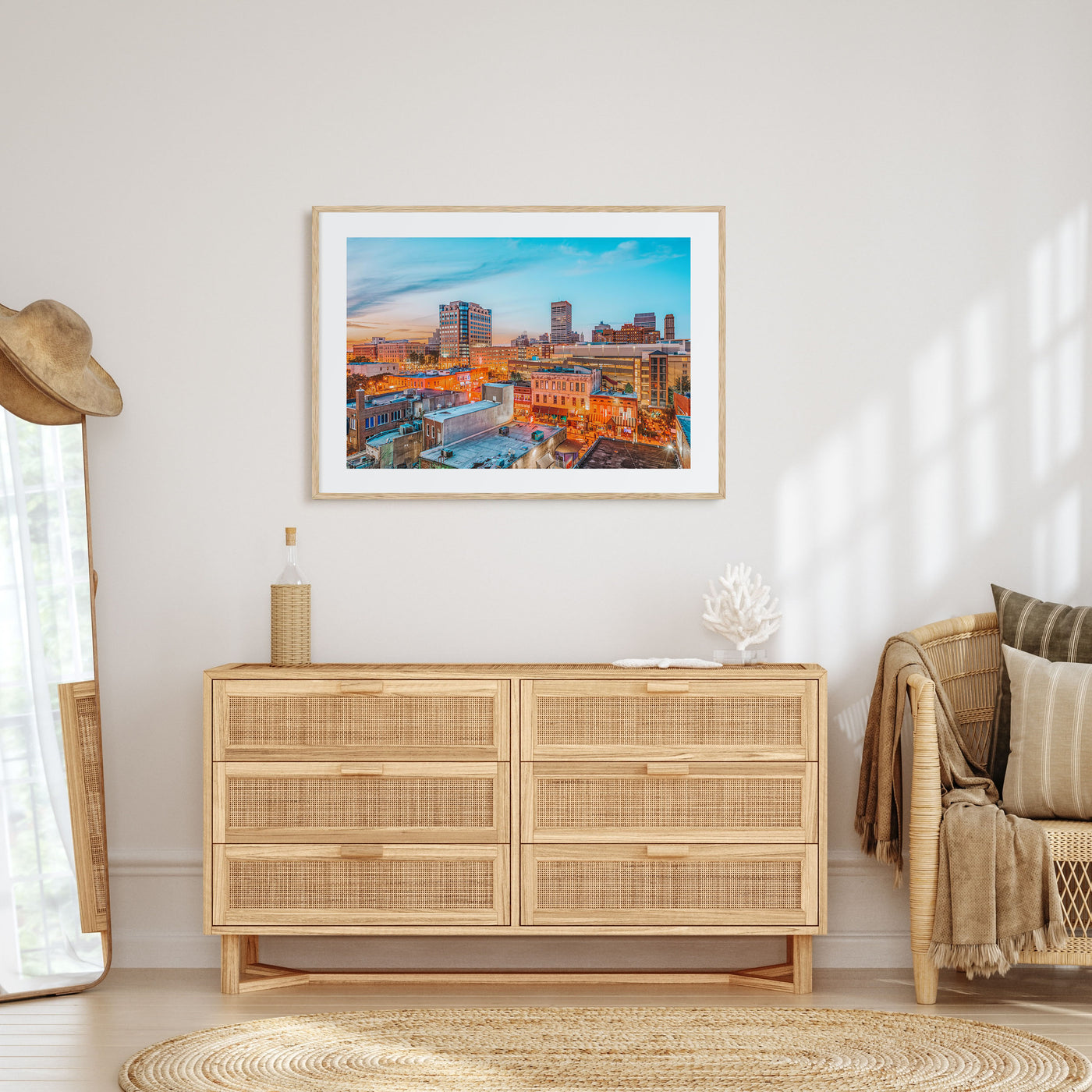 Memphis Landscape Color Poster