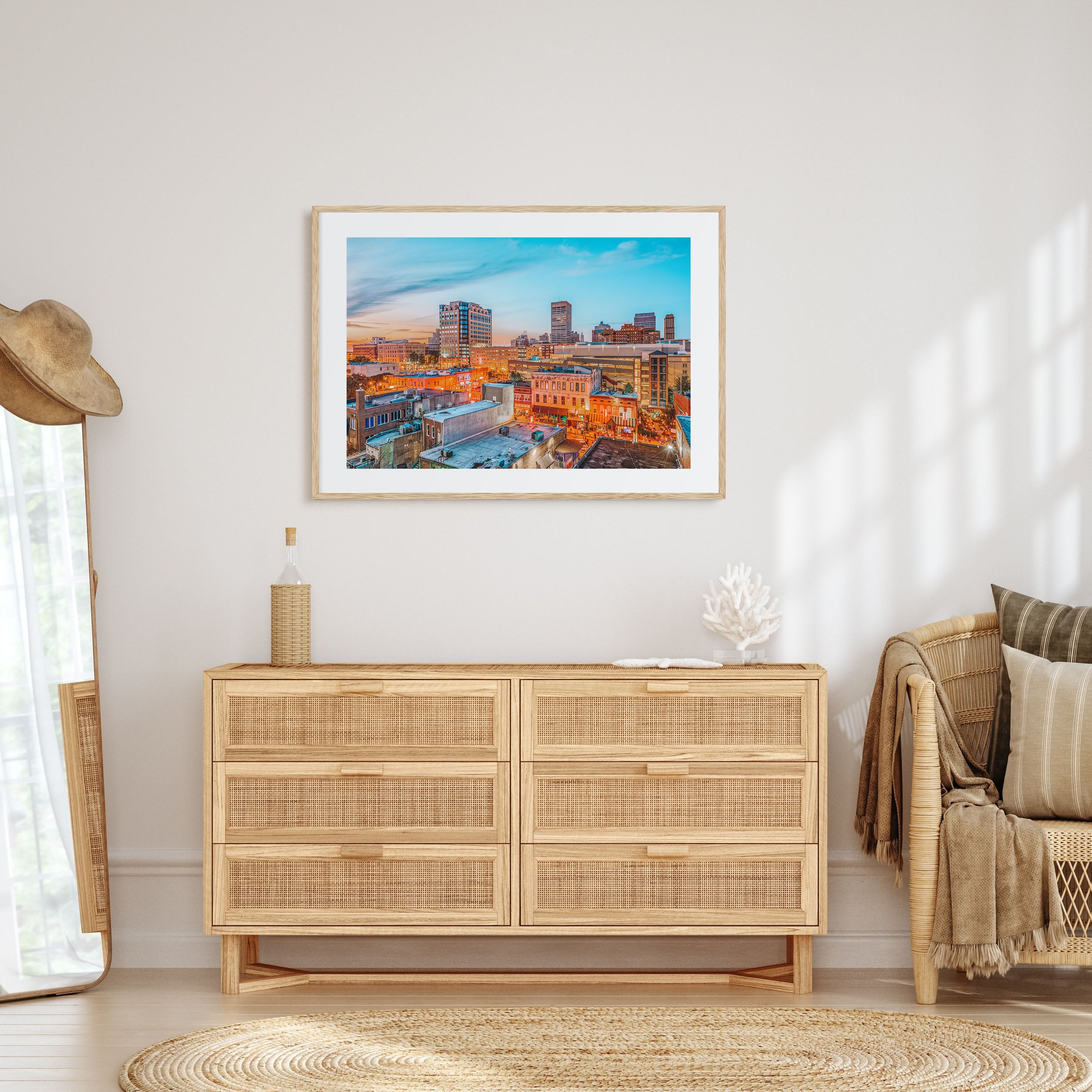Memphis Landscape Color Poster
