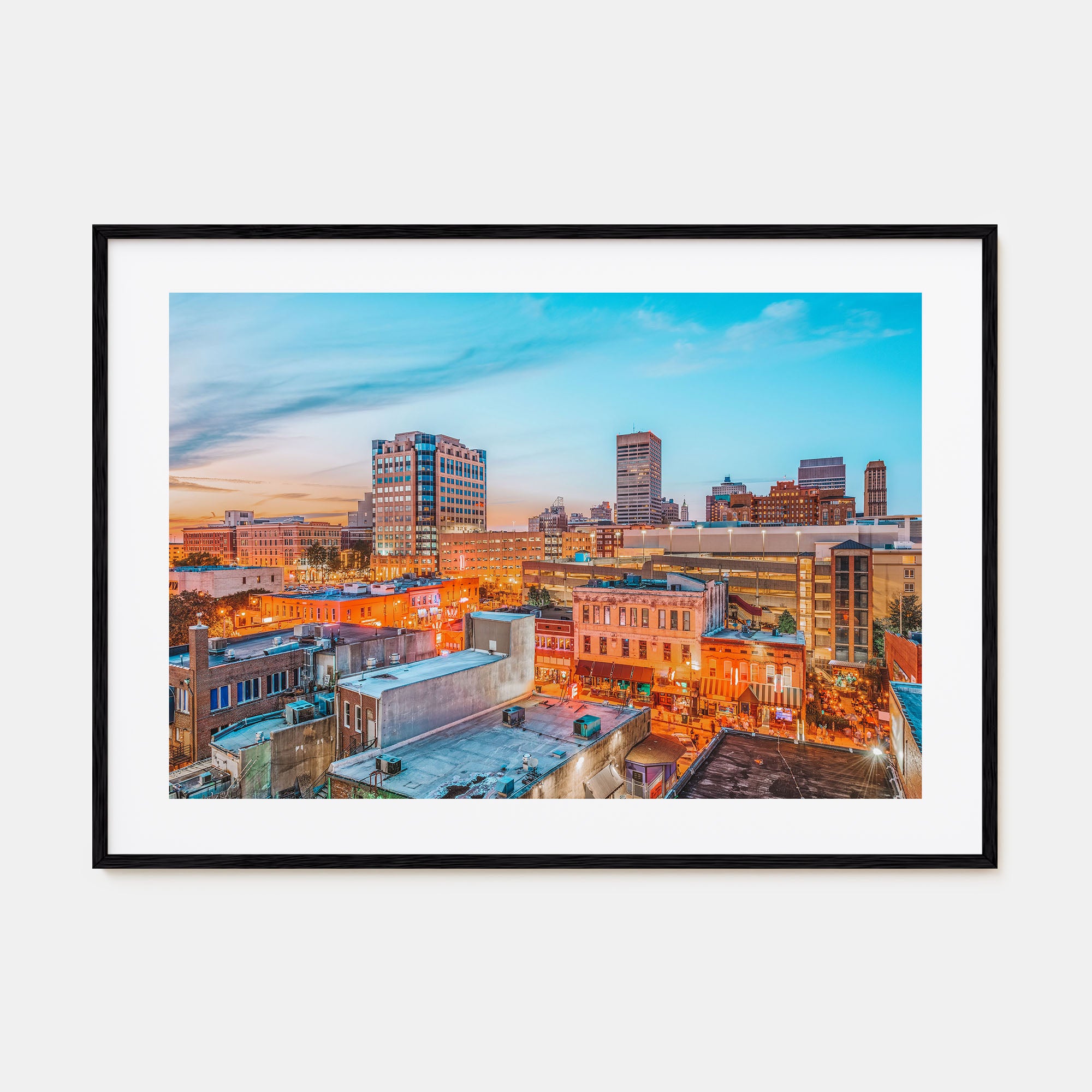 Memphis Landscape Color Poster