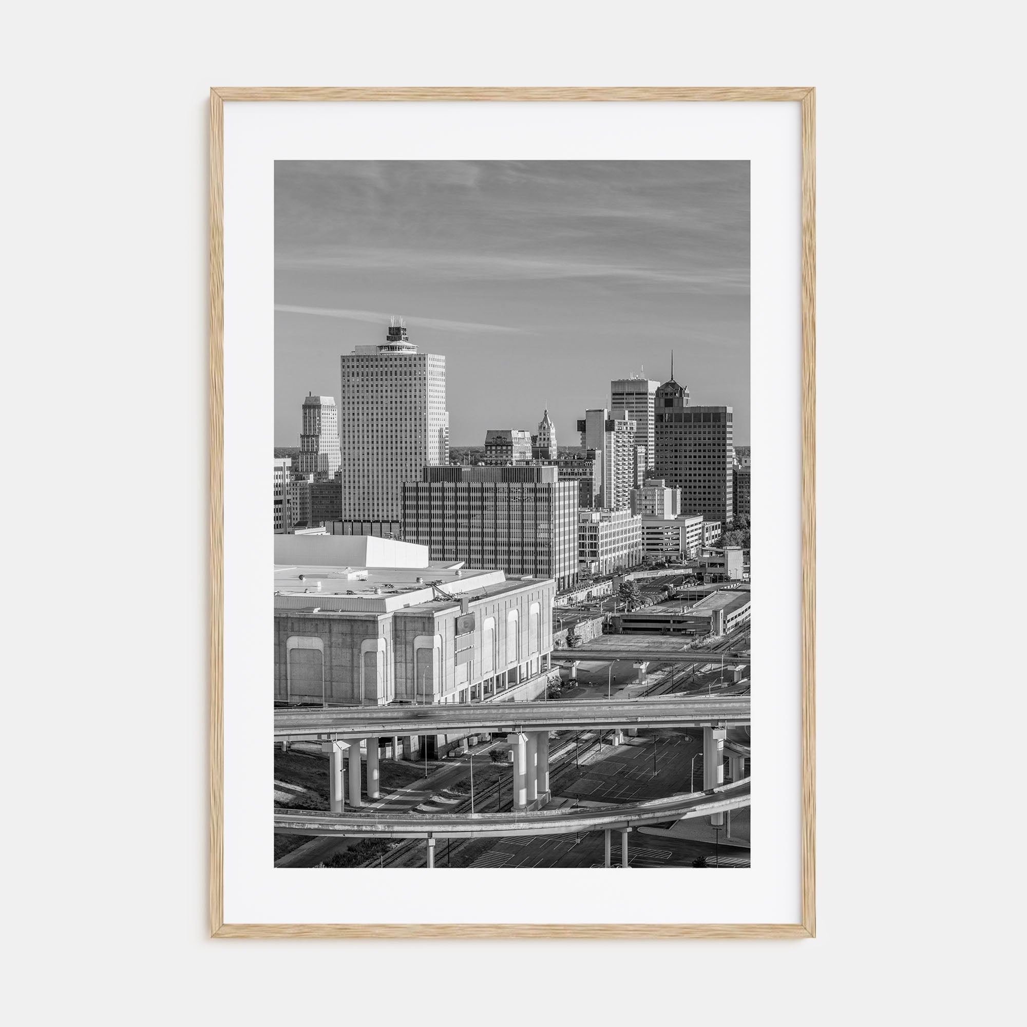 Memphis Photo B&W No 1 Poster