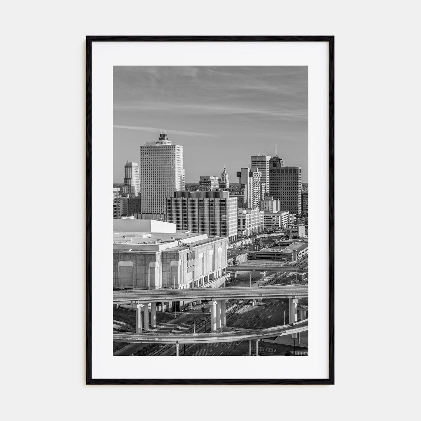 Memphis Photo B&W No 1 Poster
