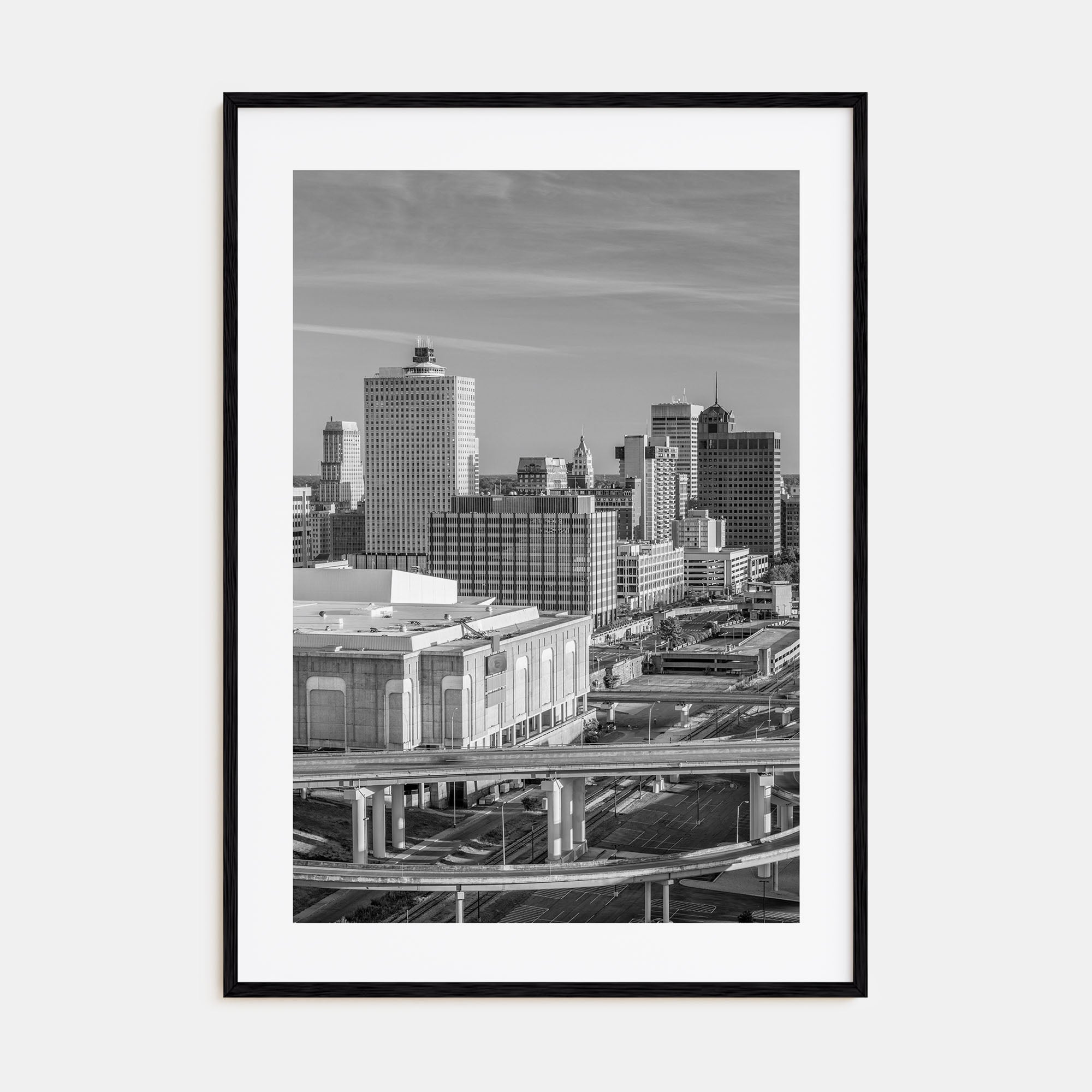 Memphis Photo B&W No 1 Poster