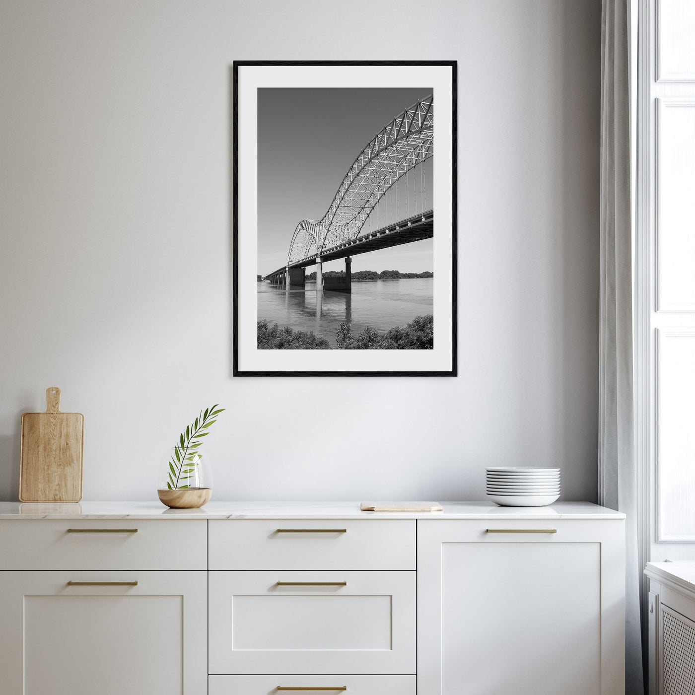 Memphis Photo B&W No 2 Poster