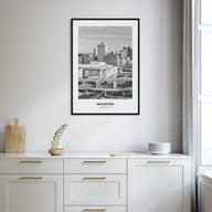 Memphis Portrait B&W No 1 Poster