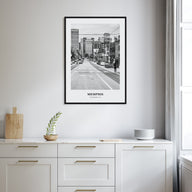 Memphis Portrait B&W No 2 Poster