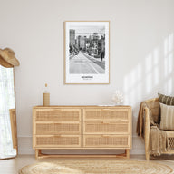 Memphis Portrait B&W No 2 Poster